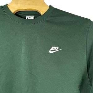 Vintage 90s Nike Crewneck Sweatshirt Green Small Logo Athleisure Casual XL‎ Y2K